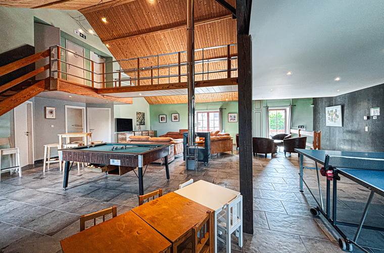 Billard et table de tennis de table