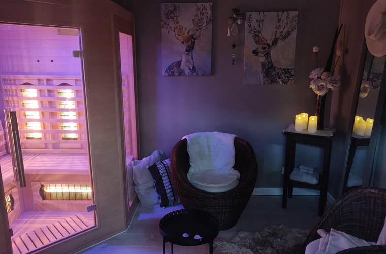Détente absolue dans le sauna