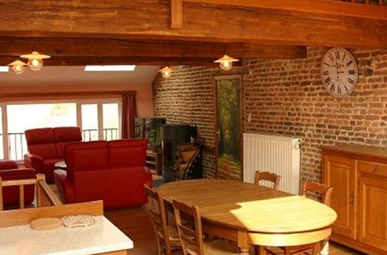 Salle à manger avec mezzanine