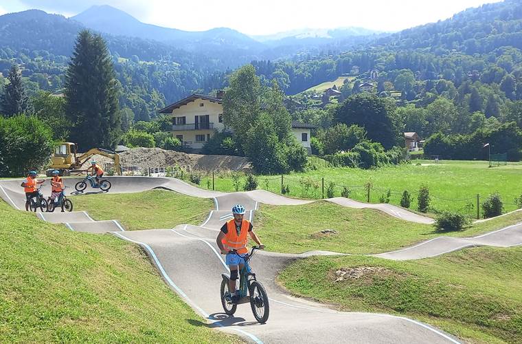 Test technique sur la Pump track