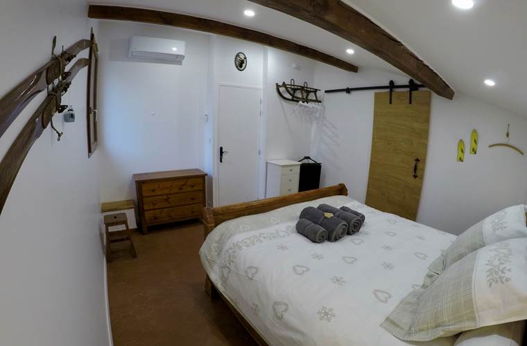 Chambre Alpine Lit 160X200 au Cellier des Amis