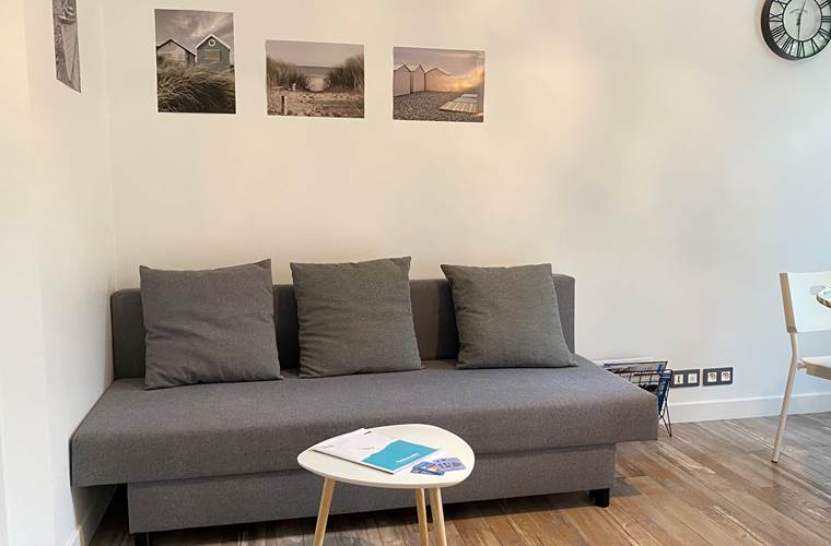 Re´sidence des 3 i^les_Binic-Etables sur mer_Ouessant canape´ lit