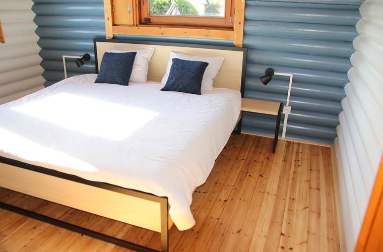 Le chalet du Ménobu "La 1ère chambre à coucher lit double"