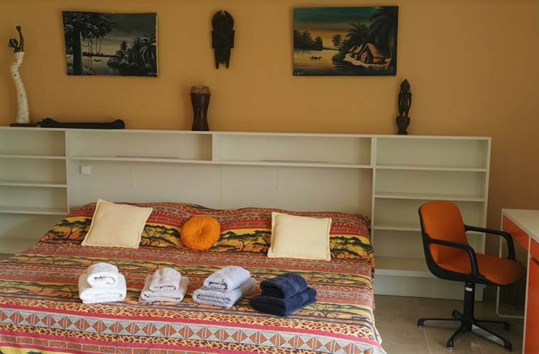Lit double de la chambre Pradets