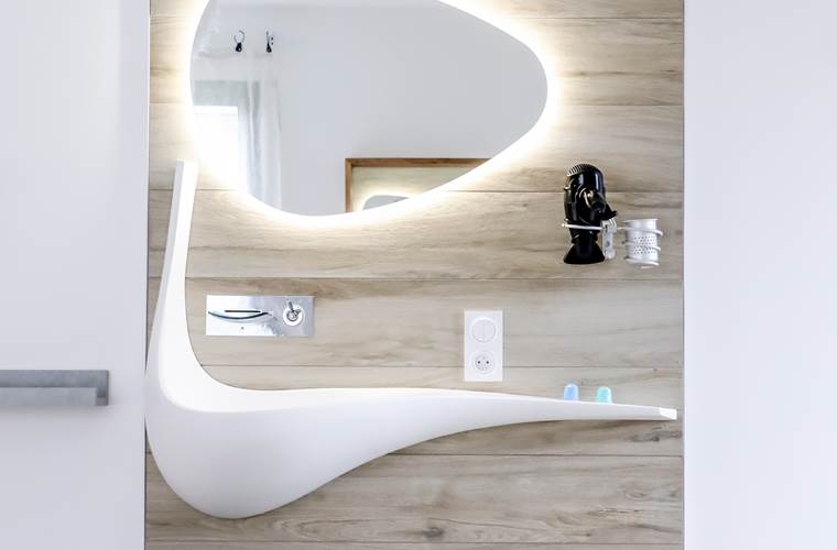 lavabo chambre au paradis blanc