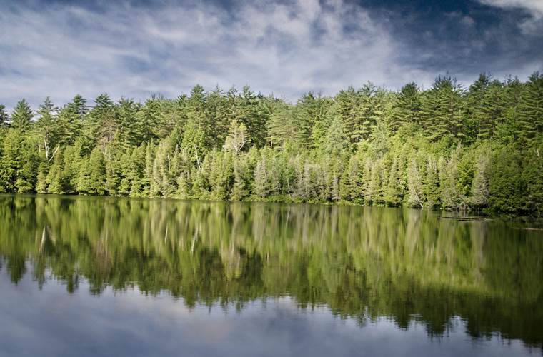 sur les rives du lac de Vassivière