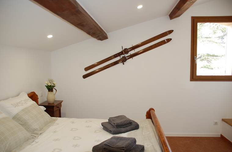 Chambre Alpine lit 160X200 au Cellier des Amis