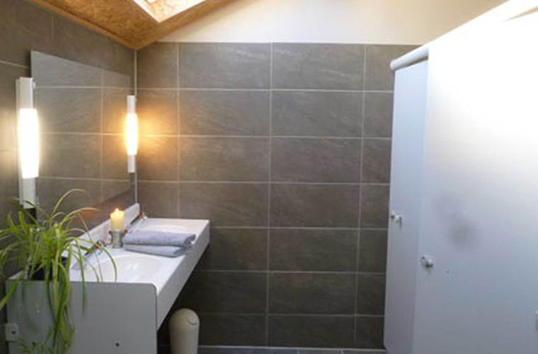 la salle de douche