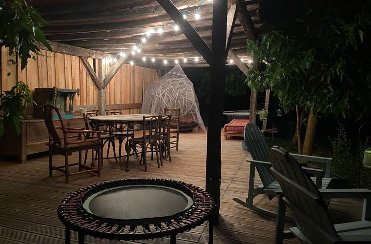 Pergola de nuit