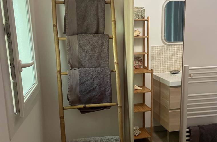 salle de bain, serviettes fournies