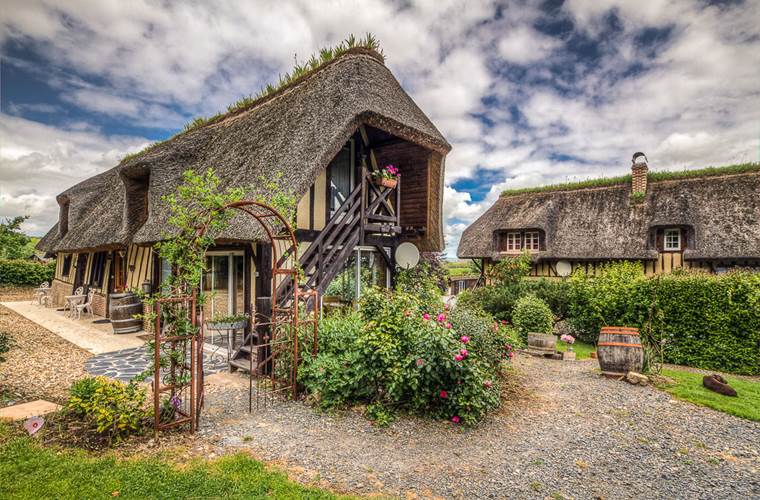 maisons arrière