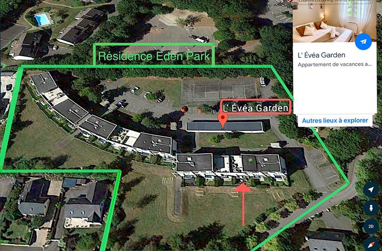residence eden park_chambre_vacance_mer_finistere_pas cher_le relecq kerhuon_chien_evea garden_location