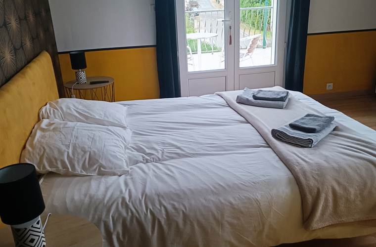 Chambre double avec terrasse