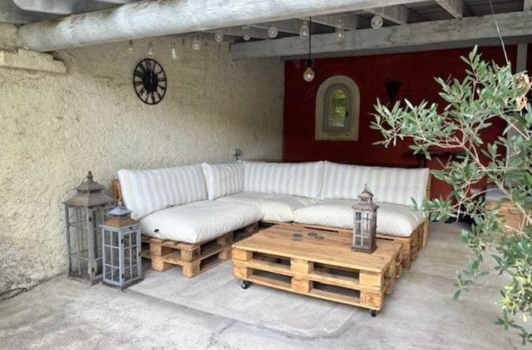Coin bar piscine