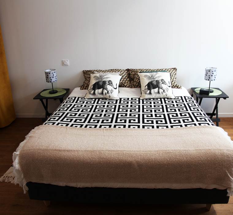 Chambre "Côté Savane"-La maison d'Eole