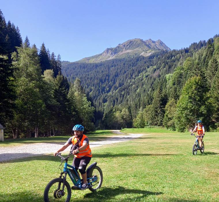 Trottinette en sortie découverte