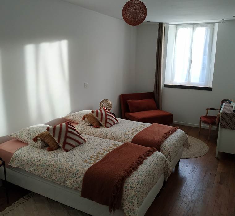 Chambre "Esprit Champêtre"-La maison d'Eole