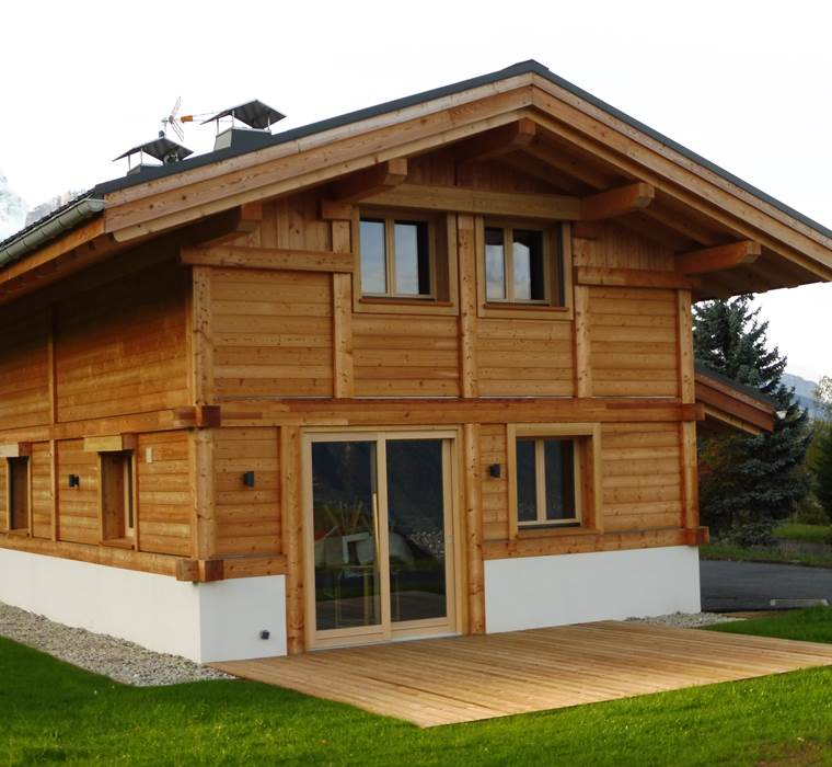 Chalet vu de l'extérieur