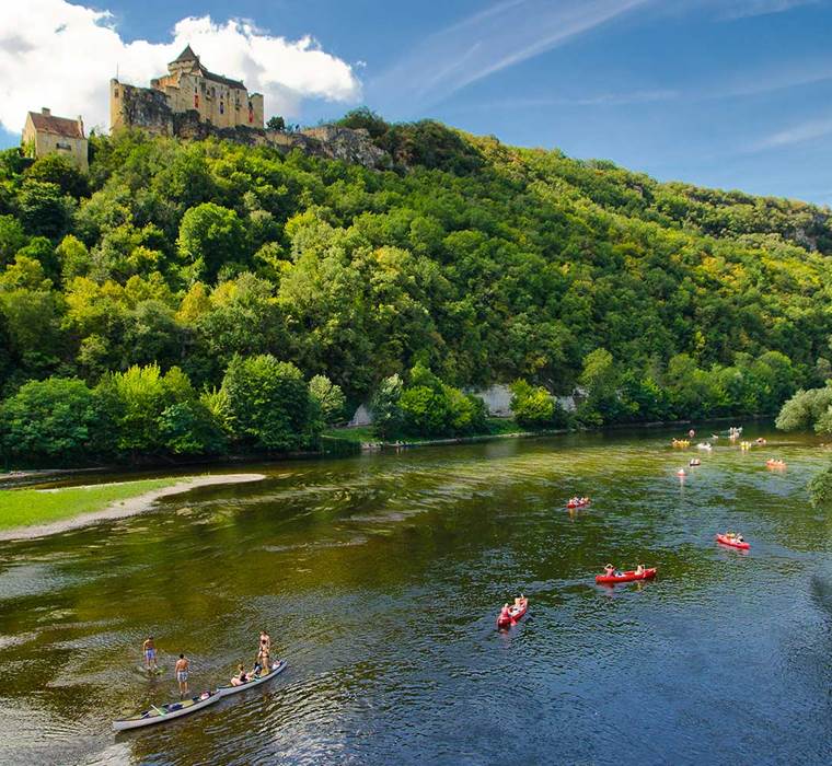 Location canoë dordogne Castelnaud