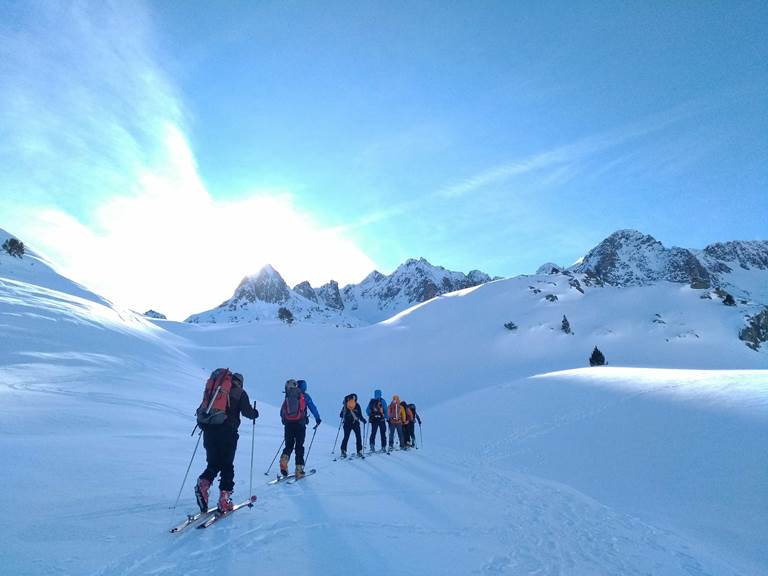 Initiation au ski de randonnée dans les Hautes-Pyrénées