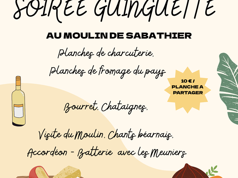 soirée guinguette moulin automne