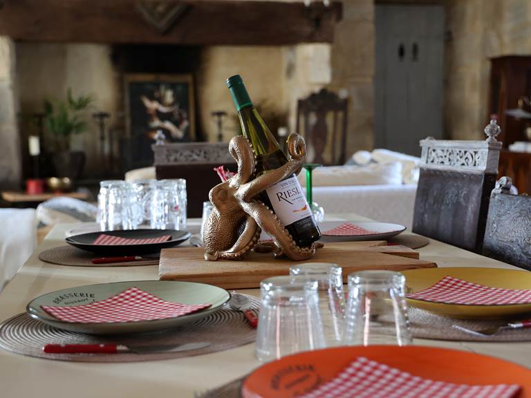 La Table Alsacienne pour nos hôtes au Château de Saint-Chamarand
