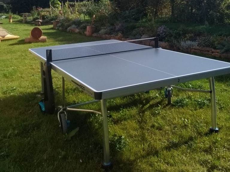 Nouvelle acquisition : une table de ping-pong d'extérieur