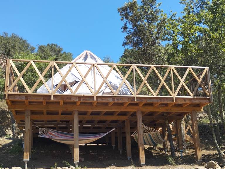 LES CABANES D'ERBEFOL - Le Zome - Terrasse