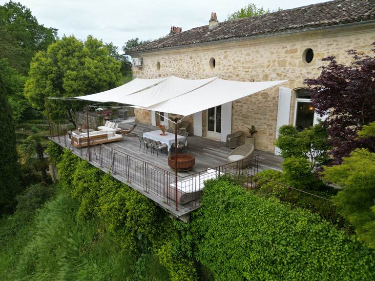 Terrasse avec vue