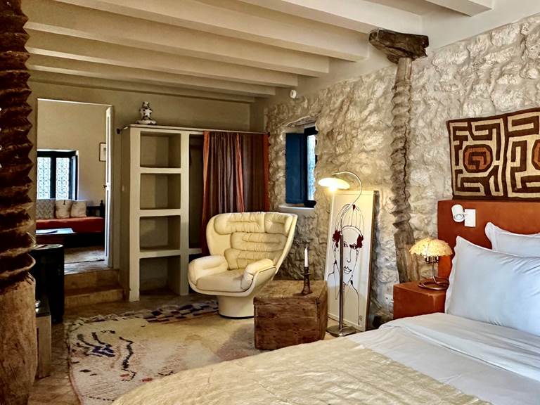 Baoussala - Suite Marabout, la chambre principale
