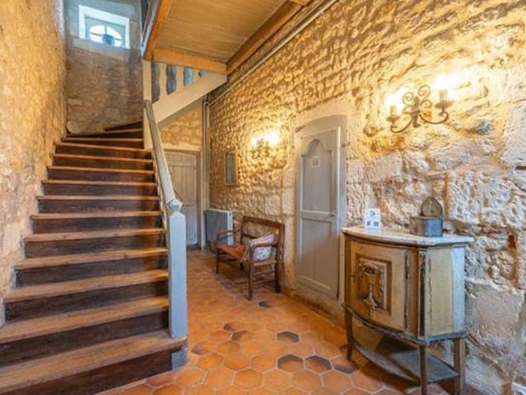 Escalier entrée Maison Garesché