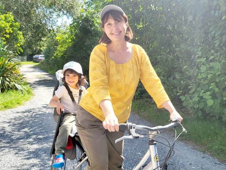 balade en velo Sacha