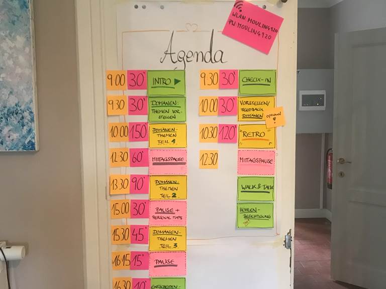 Alles klaar voor de dag: het begint met een duidelijke agenda