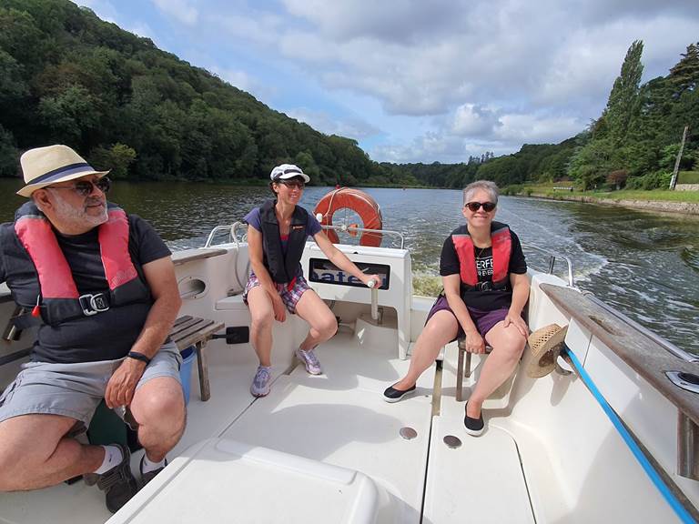 Balade en bateau sur La Rance avec le propriétaire