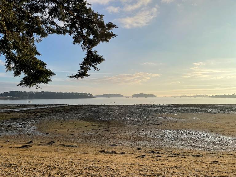 Plage de Locmiquel apres-midi de Novembre