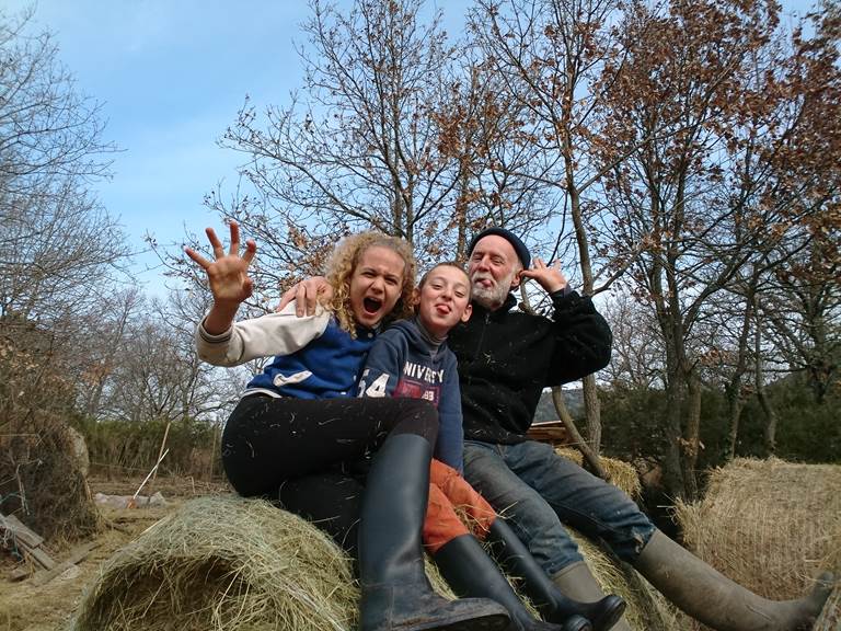 Vacances d'enfants à la ferme