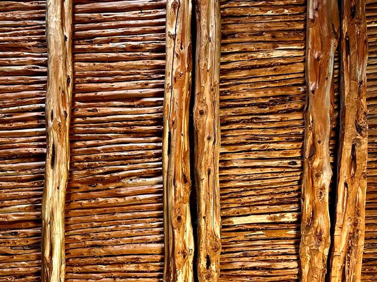 Détails des plafonds de la Suite Marabout.