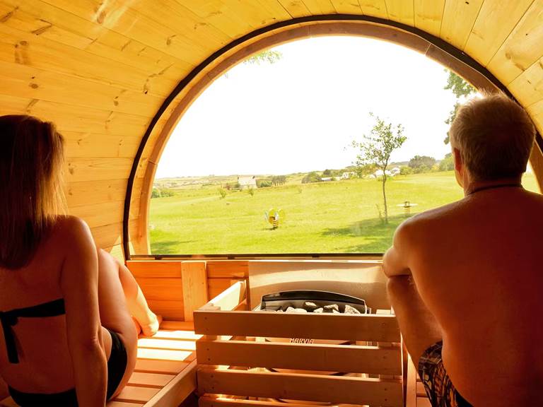 sauna ,bien être et confort aux logis de kerdrien