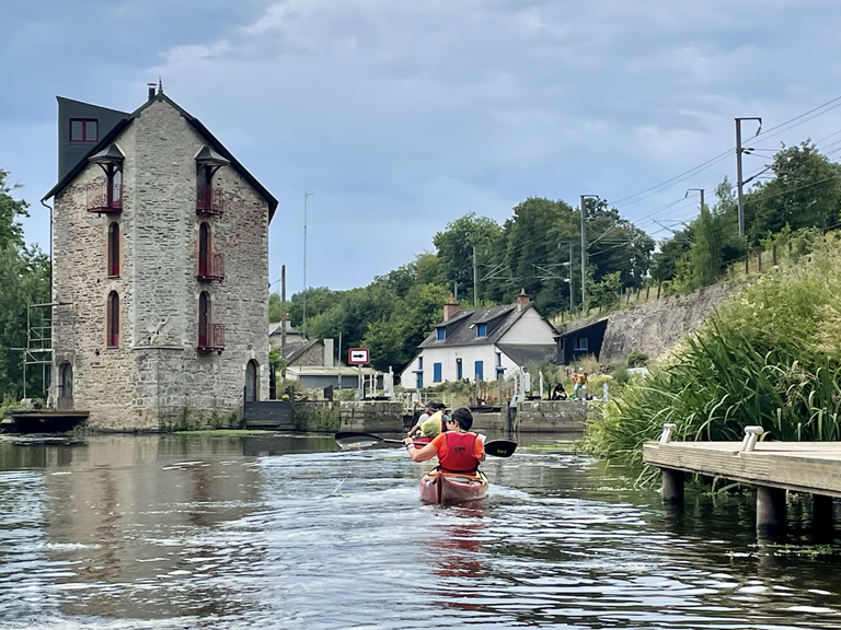 A l'approche de l'écluse de la Bouexière