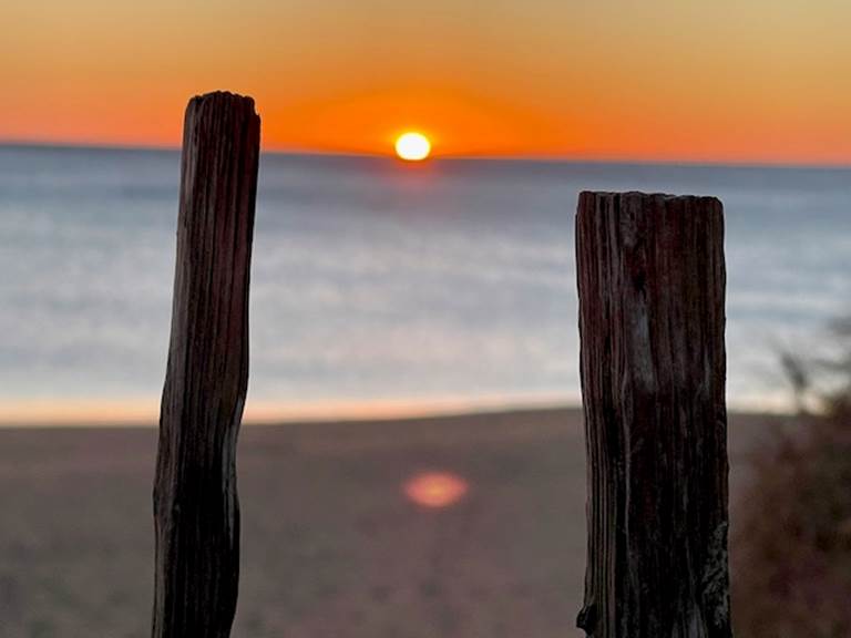 couché de soleil à guide plages
