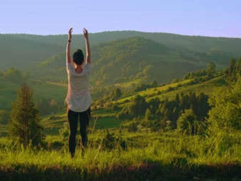 Yoga et détente en montagne