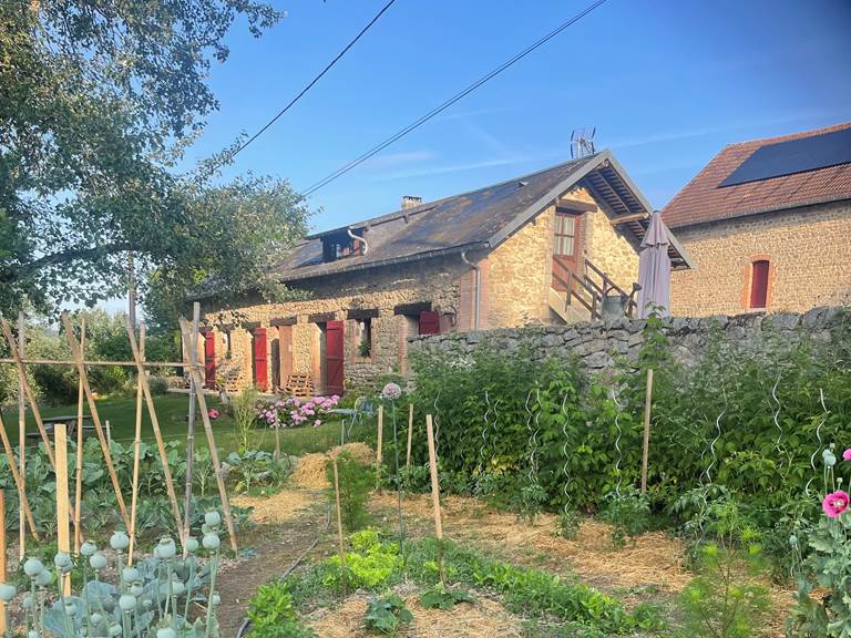 Longère où se situent les chambres