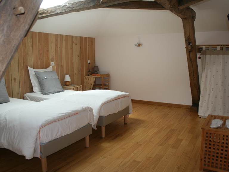 la chambre Charente lits simples