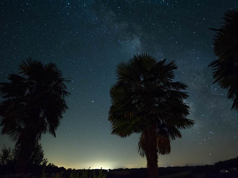 Les chemins de Berdis Maison d'hôte Chalosse Landes Vue nuit
