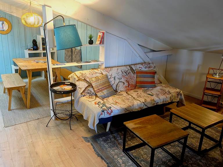 salon tv - salle a manger 16 Bis gite hotel albi