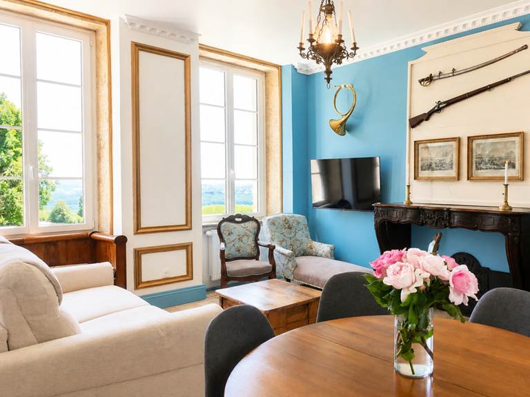 Salon de caractère au Manoir du Colombier