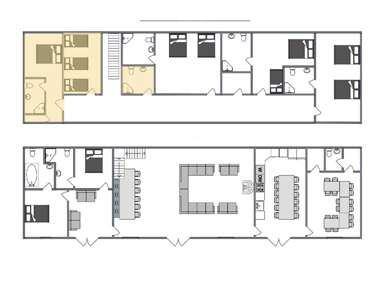 Plan de chambres - Étage gauche-page-001