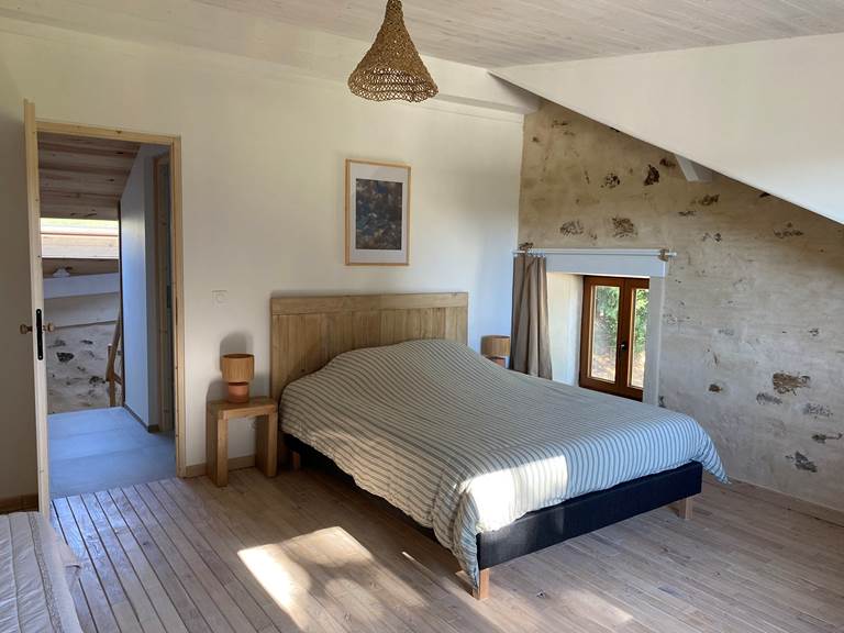 Gîte de la chevêche et sa chambre spacieuse