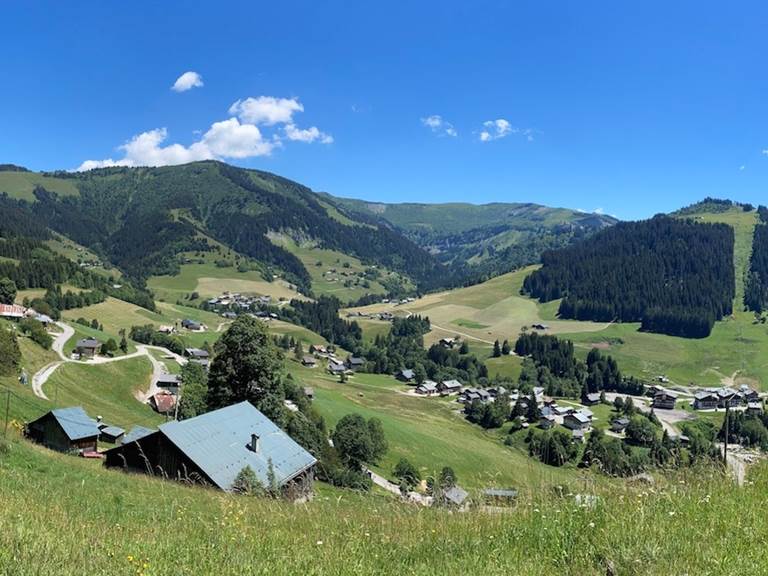 Vue panoramique depuis le chalet