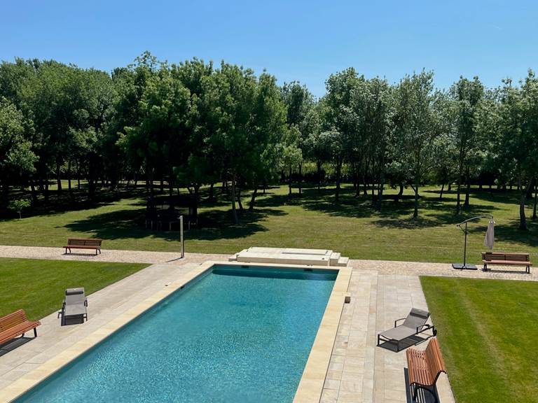 VUE DE LA TERRASSE ALPILLES